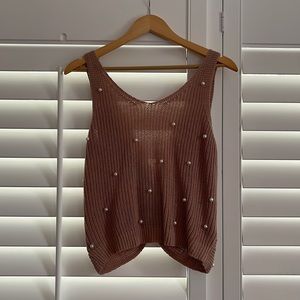 Embellish Sweater Tank